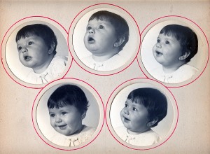 CECAAF BACHUR LUZ Y SOMBRA RETRATO  BEBE CIRCA 1960 CAJA 023